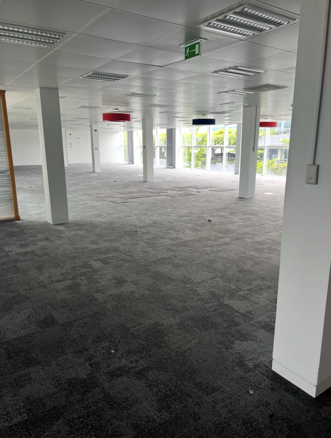 Empty cleared office