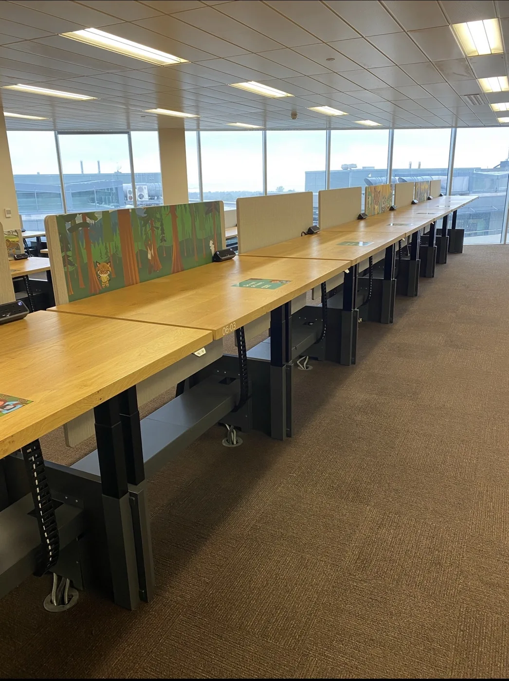Office desks and furniture