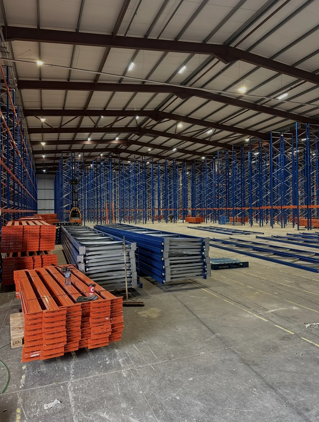 Warehouse racking components